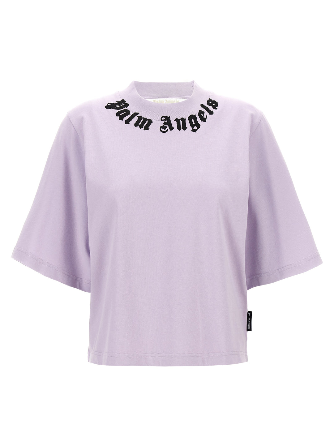 Neck Logo T-Shirt Purple