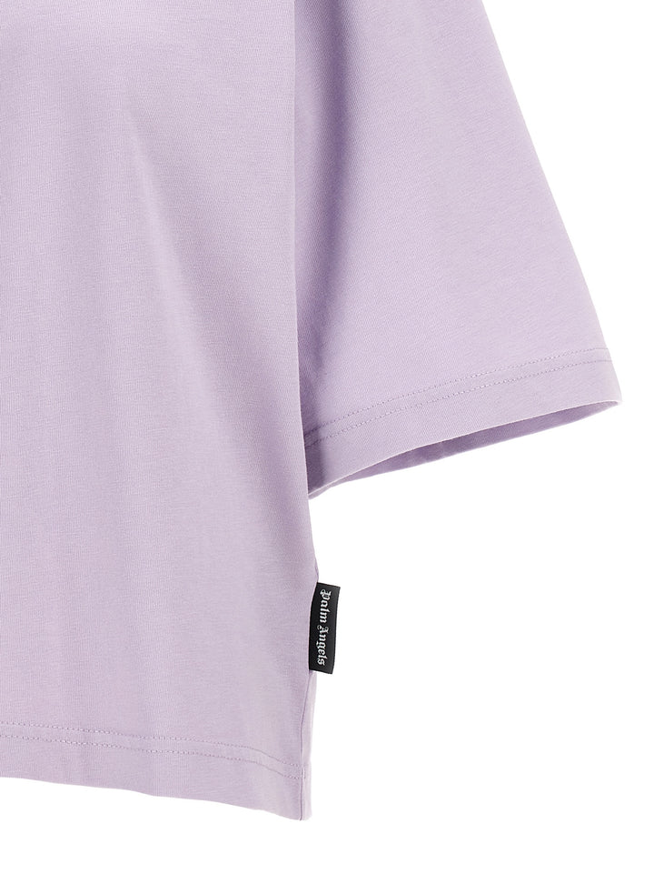 Neck Logo T-Shirt Purple