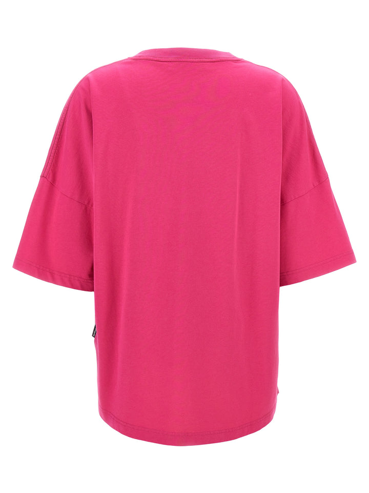 Neck Logo T-Shirt Fuchsia