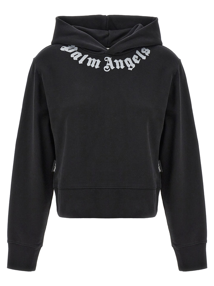 Neck Logo Sweatshirt Black