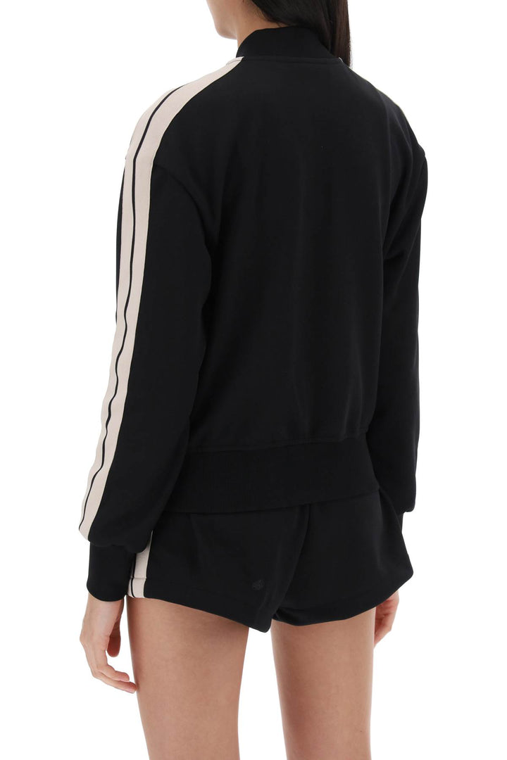 Track Sweatshirt With Contrast Bands