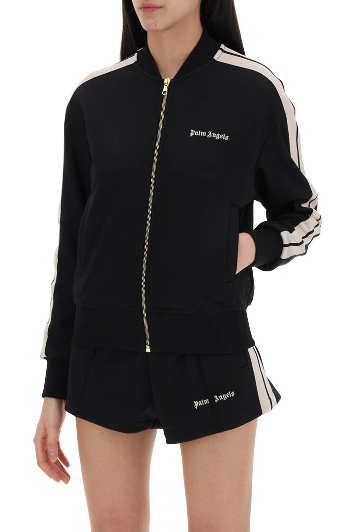 Track Sweatshirt With Contrast Bands