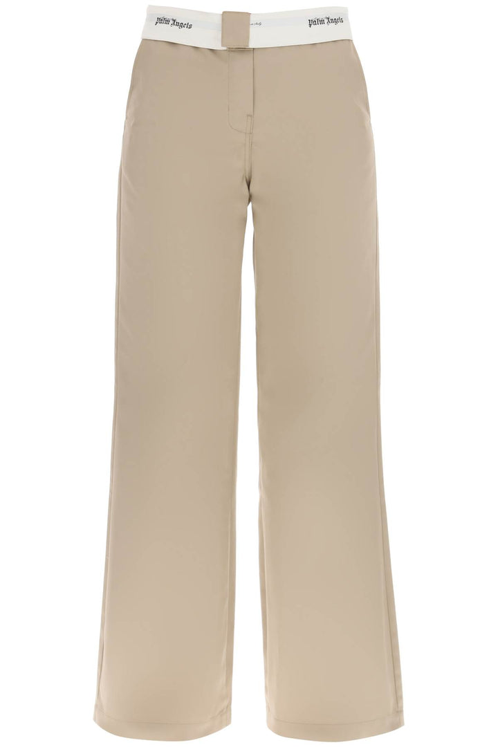 Reversed Waistband Chino Pants