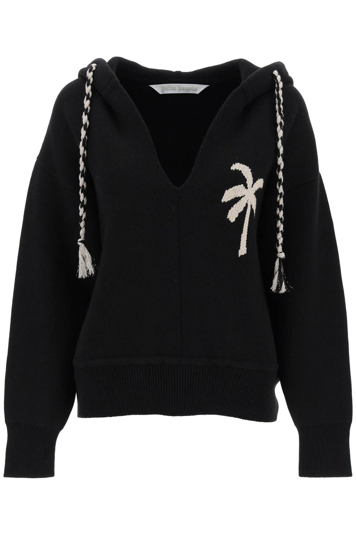 Palm Knitted Hoodie