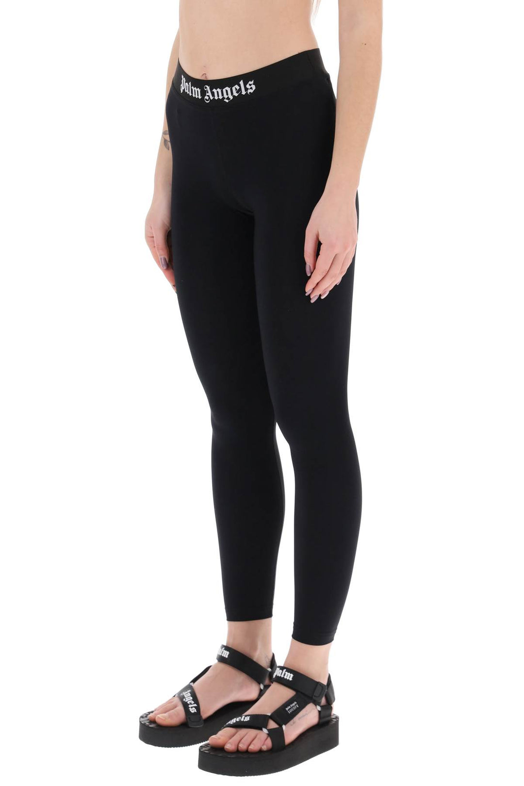 Leggings Sportivi Con Banda Logata