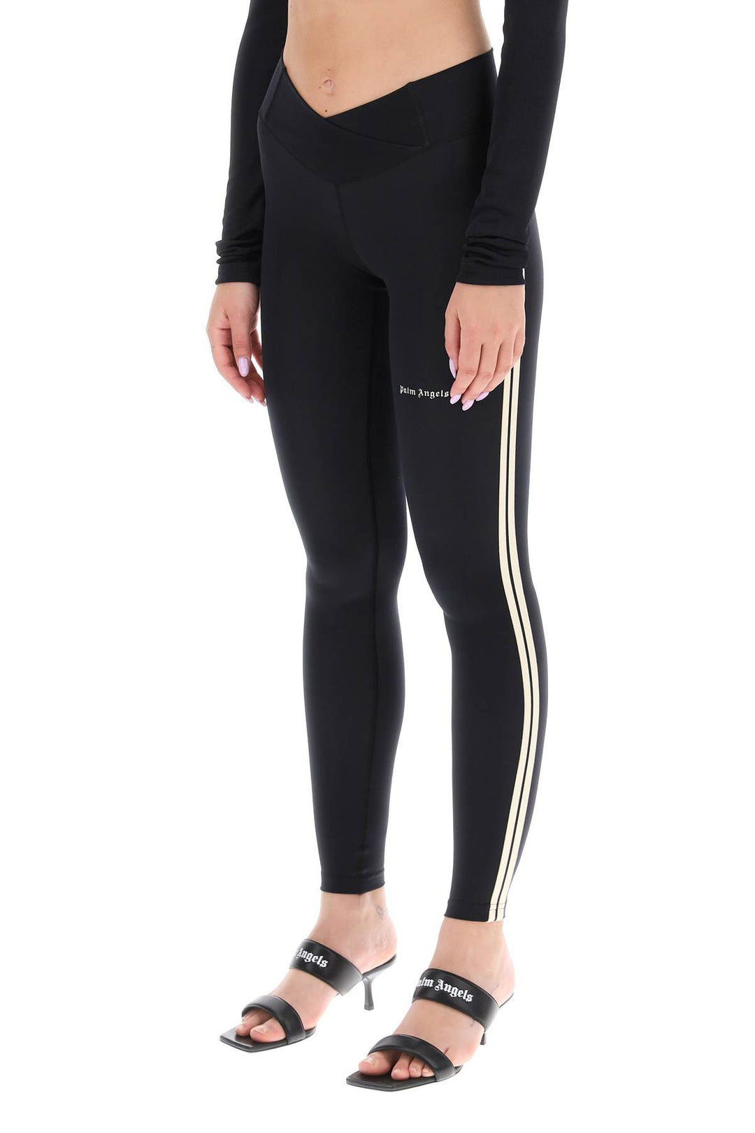 Leggings With Contrasting Side Bands