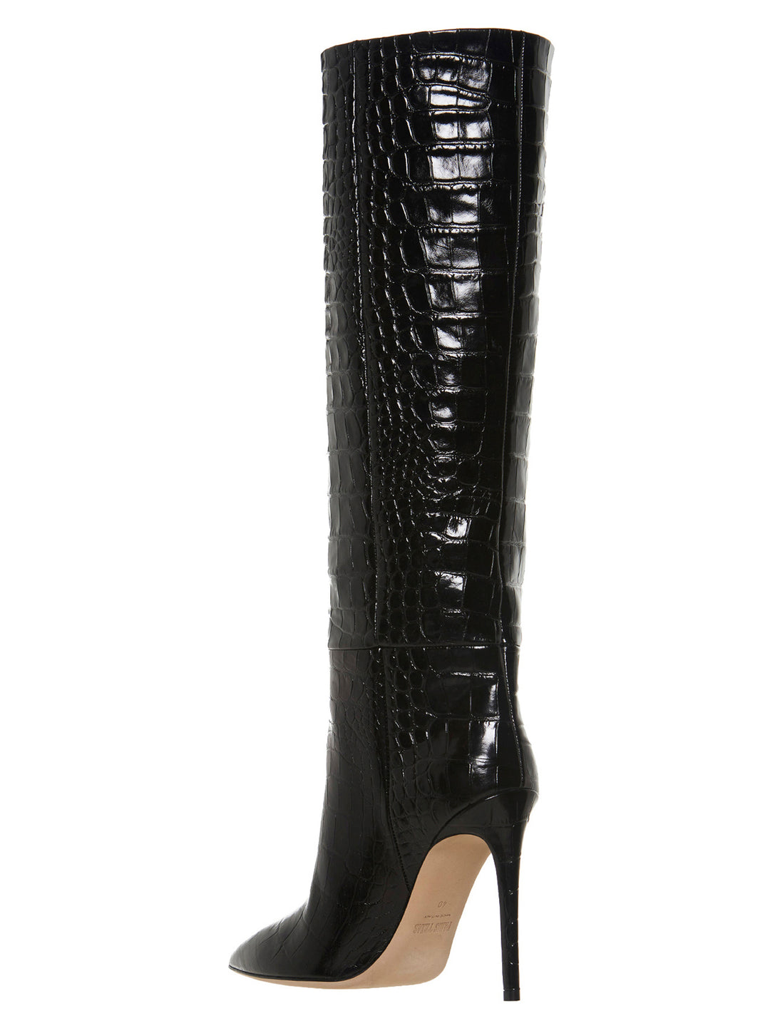 Paris Texas Crocodile Print Boots Boots and Ankle Boots - Black | 00f0044d88ae629ecd5604e2b970385df7fef516