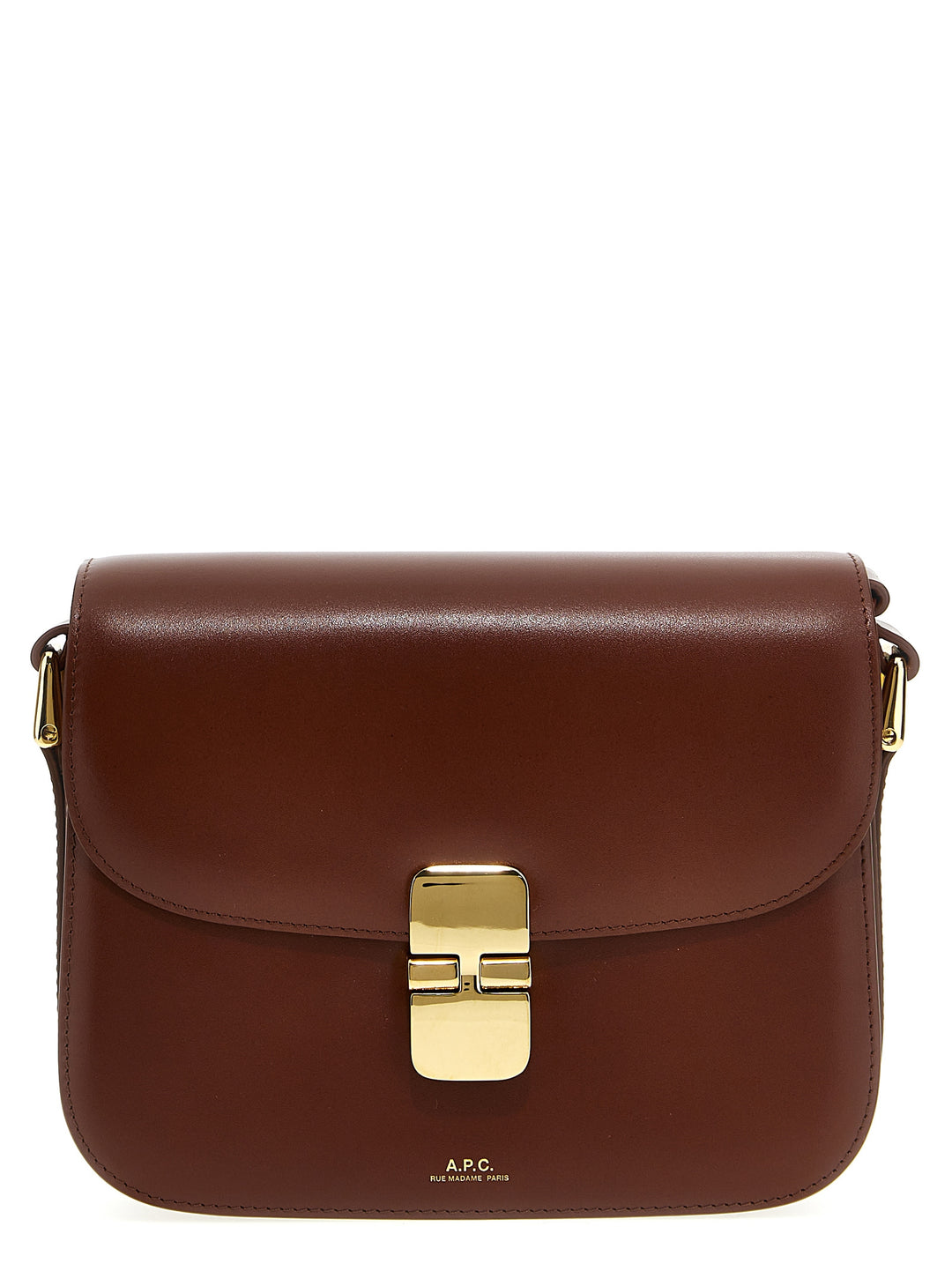 A.P.C. Grace Small Crossbody Bags - Brown | f5abe712238f5ffc367e93fd4a1853c126ffe880