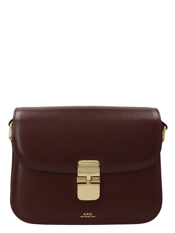 A.P.C. Grace Small Crossbody Bags - Bordeaux | be0132962315cfe53332da6ff2e89b021d2d57a3