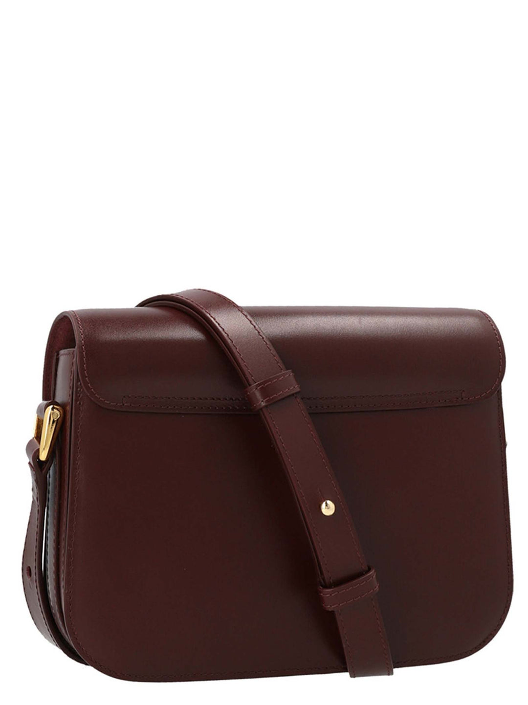 A.P.C. Grace Small Crossbody Bags - Bordeaux | aa99fbfefd08ffa1b963e002da3e8e4dadfc11d5
