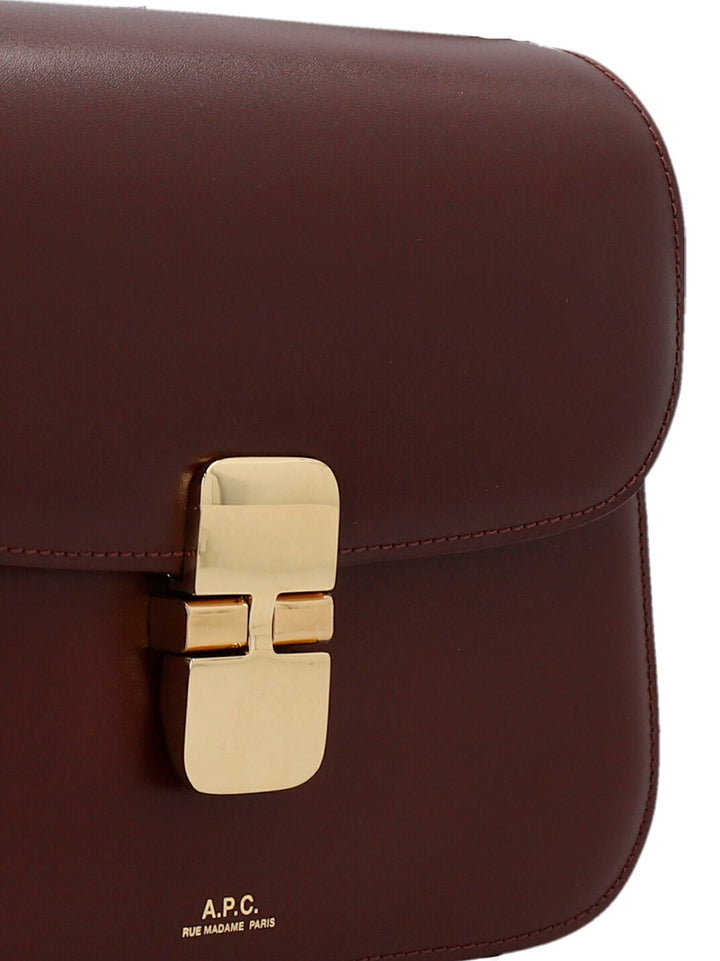 A.P.C. Grace Small Crossbody Bags - Bordeaux | 060612de45dbf863e732a52927f5c137de52e440