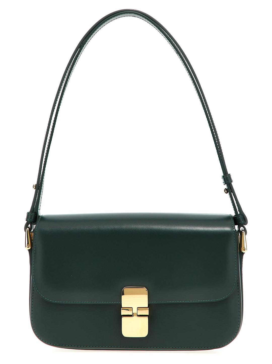 Grace Baguette Shoulder Bags Green