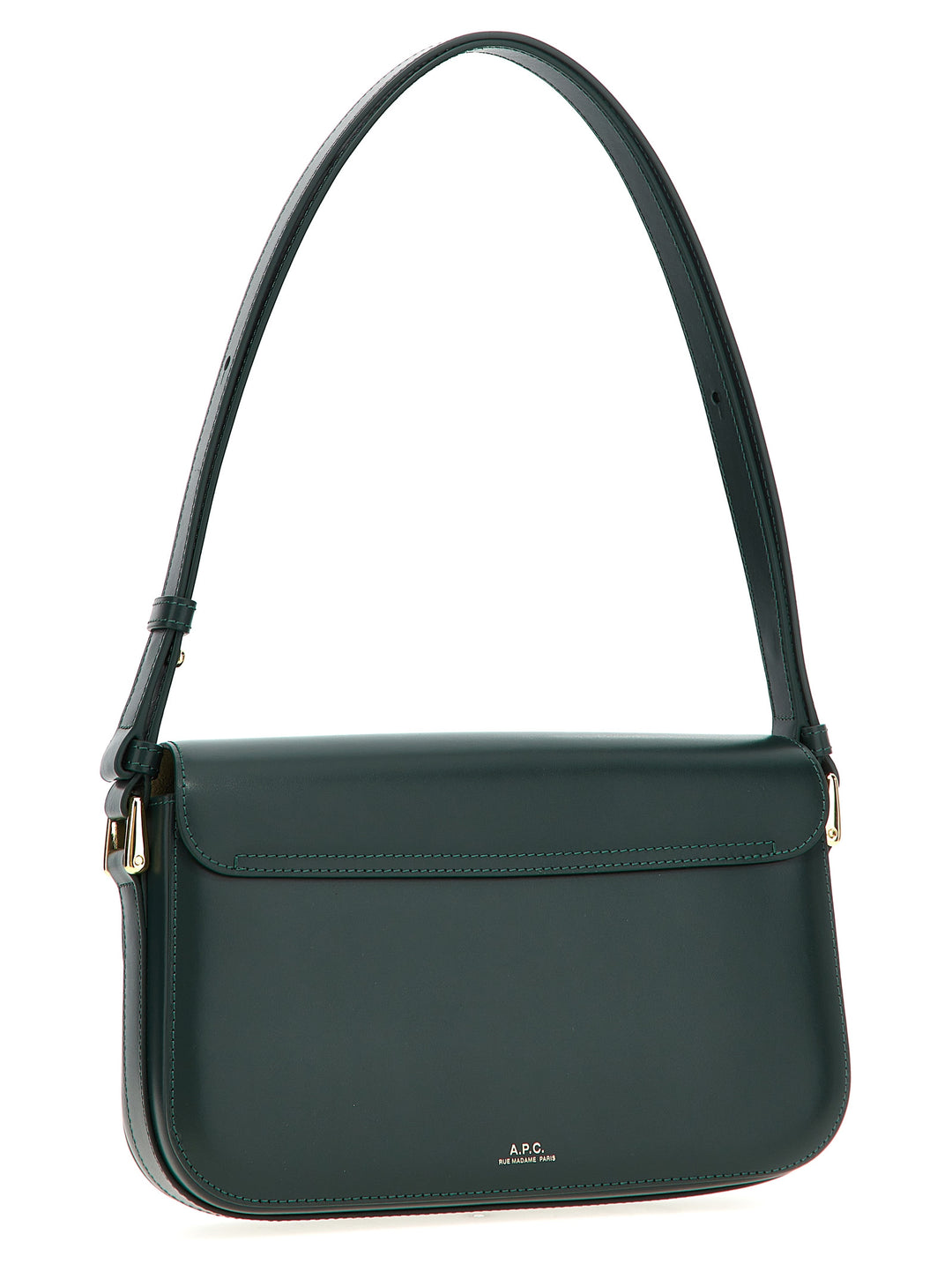 Grace Baguette Shoulder Bags Green