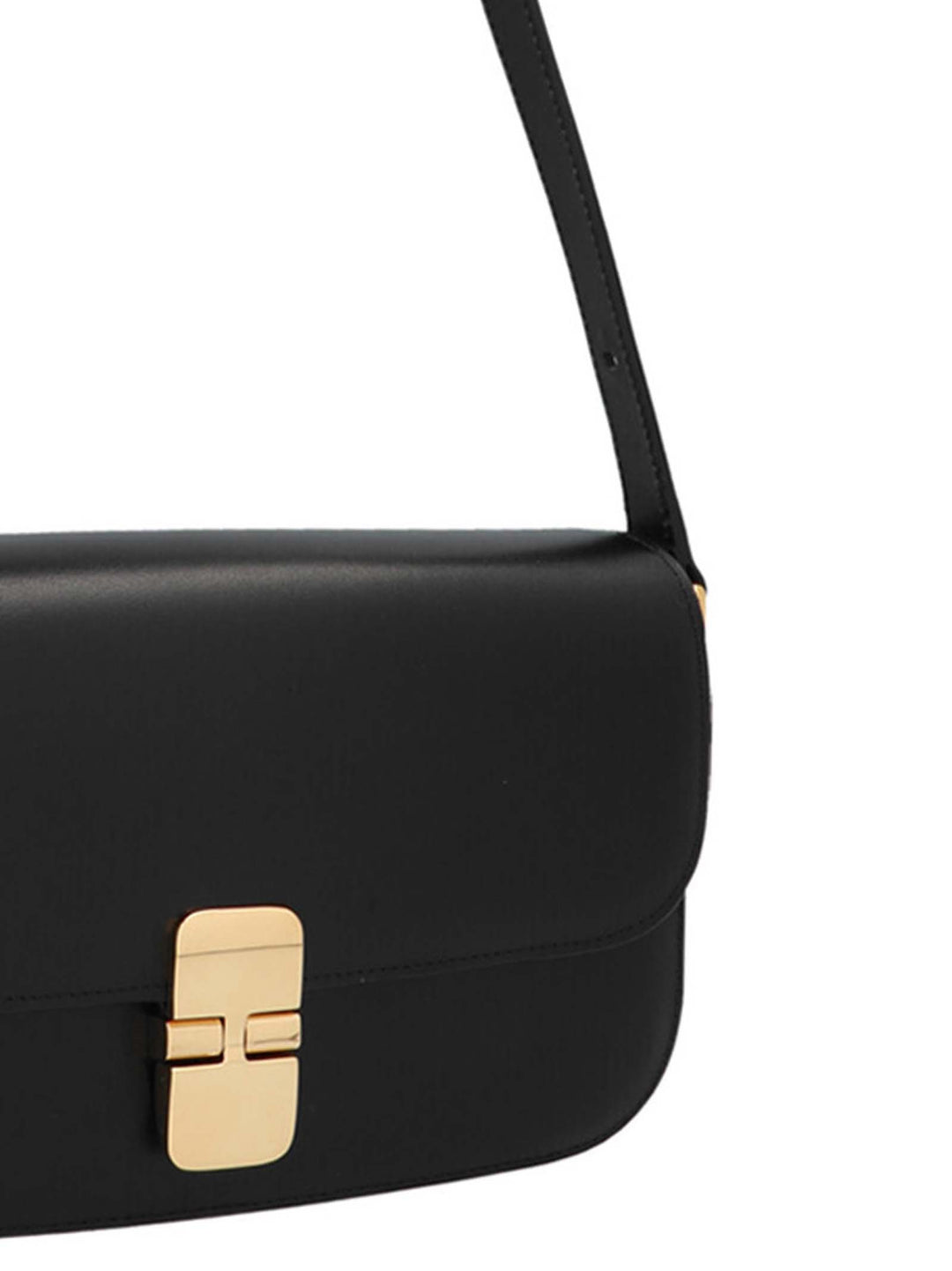 Grace Baguette Shoulder Bags Black