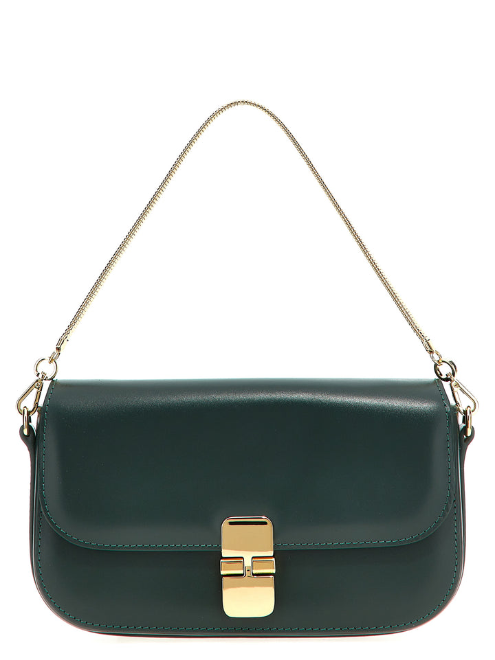 Grace Chaine Clutch Green