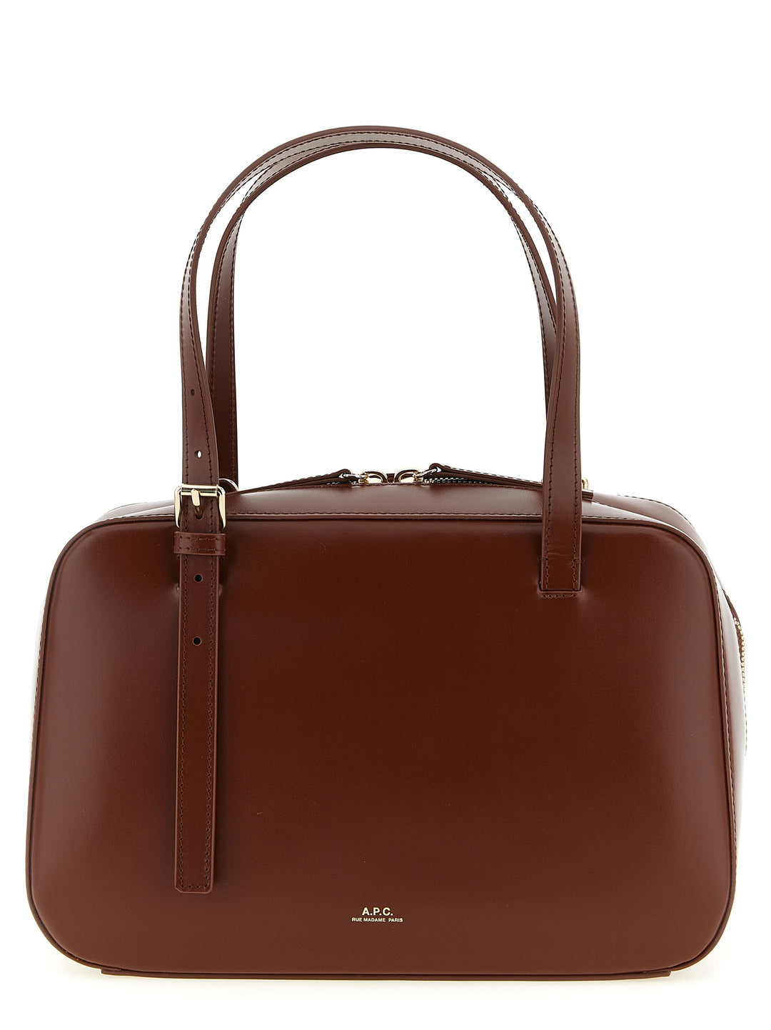 A.P.C. Virginie Box Hand Bags - Brown | 6e3ddbfeaabb301388c8501da158867c1dac31c8