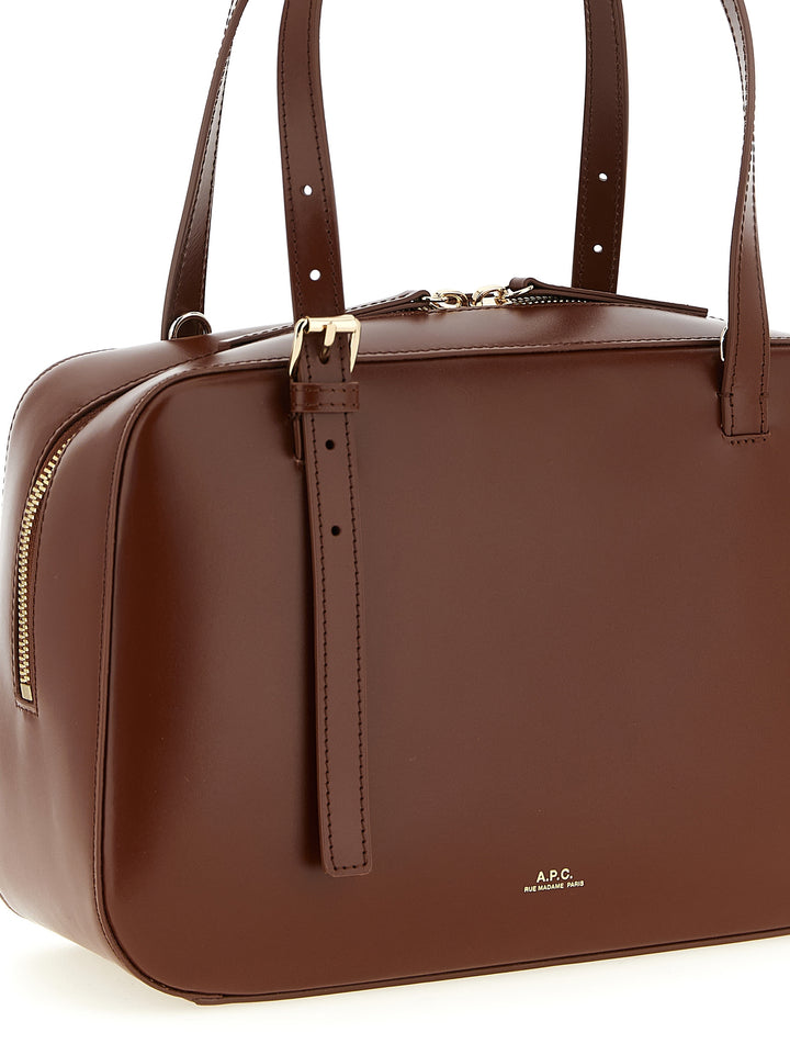 A.P.C. Virginie Box Hand Bags - Brown | bf30ef6eff73db2bf7be51549e1ea25e5b646900