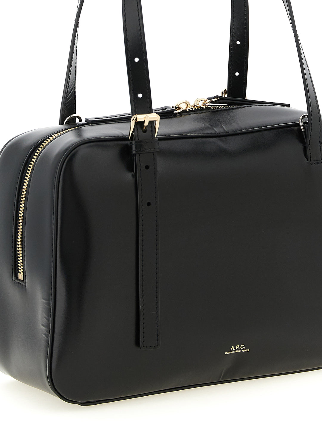 A.P.C. Virginie Box Hand Bags - Black | 2eecaf279d0206f85c5463a2c80b2d478636d793