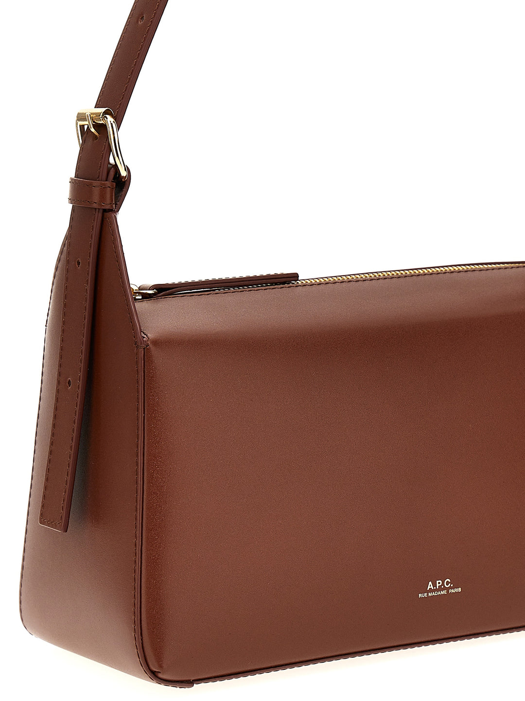 Virginie Baguette Shoulder Bags Brown