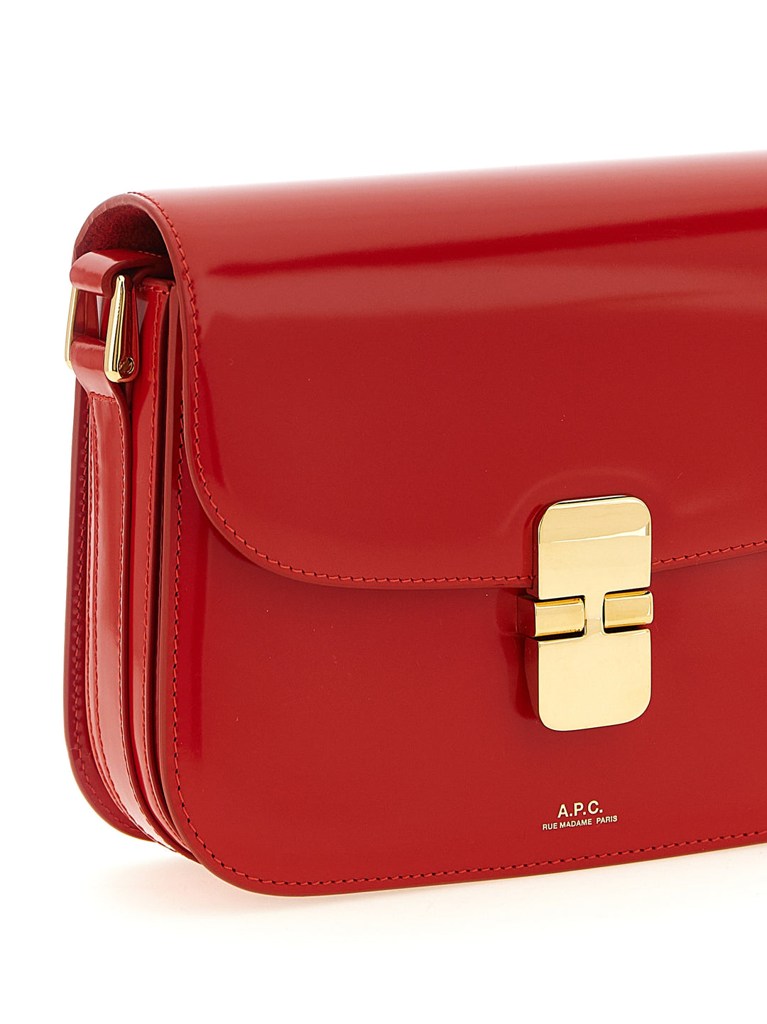 A.P.C. Grace Crossbody Bags - Red | 25c0dc2dc4b69e06611482324b5c4a0ff617bd1d