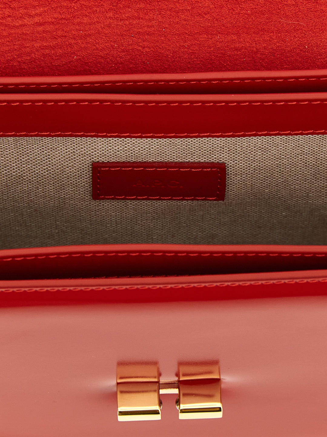 A.P.C. Grace Crossbody Bags - Red | ae48e8e39fe89a477c53269e784011c017f274b5