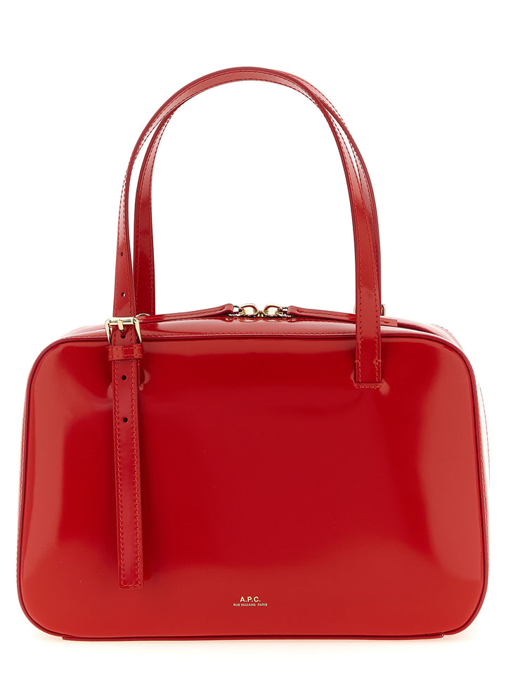 A.P.C. Virginie Box Hand Bags - Red | f89bb809bf741419887b1926ff04764c60b56413