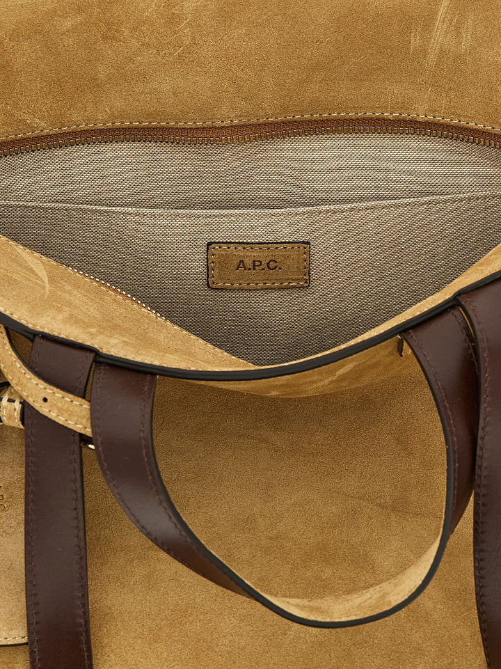 A.P.C. Le Drummer Tote Bag - Brown | 0338fdd2637581c42e4f61769f1951eccac9f244