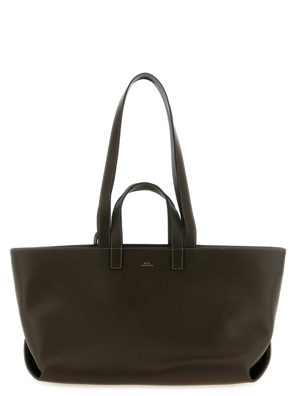 Le Drummer Tote Bag Brown