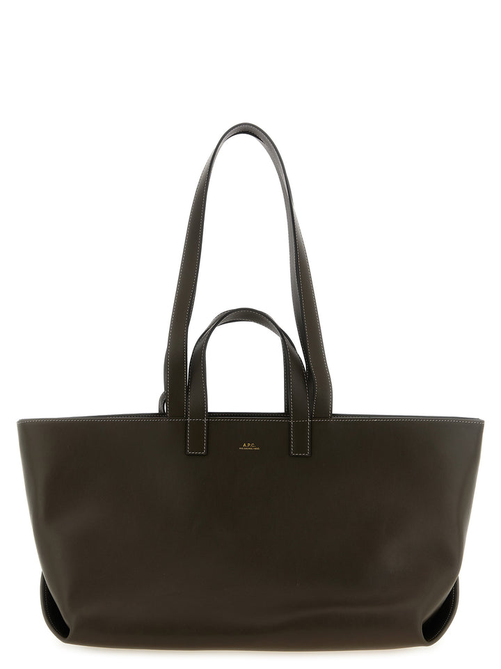 A.P.C. Le Drummer Tote Bag - Brown | 73266e76e504efb40d2e077298013a558bb15f2a