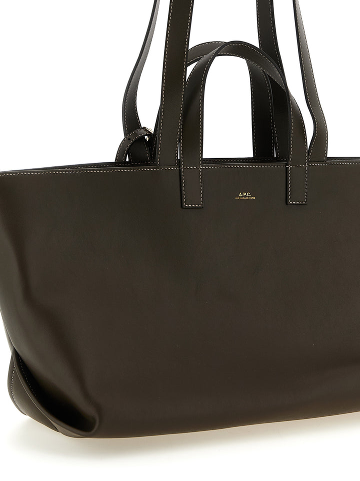 A.P.C. Le Drummer Tote Bag - Brown | c466d23f4f714cfc05c8afc9d52969984eb10067