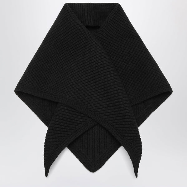Black Pythagoras Scarf In Merino Wool