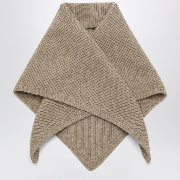 Pythagoras Oatmeal Scarf In Merino Wool