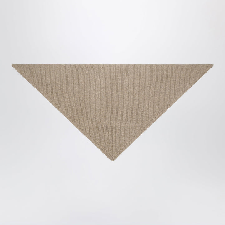 Studio Nicholson Pythagoras Oatmeal Scarf In Merino Wool