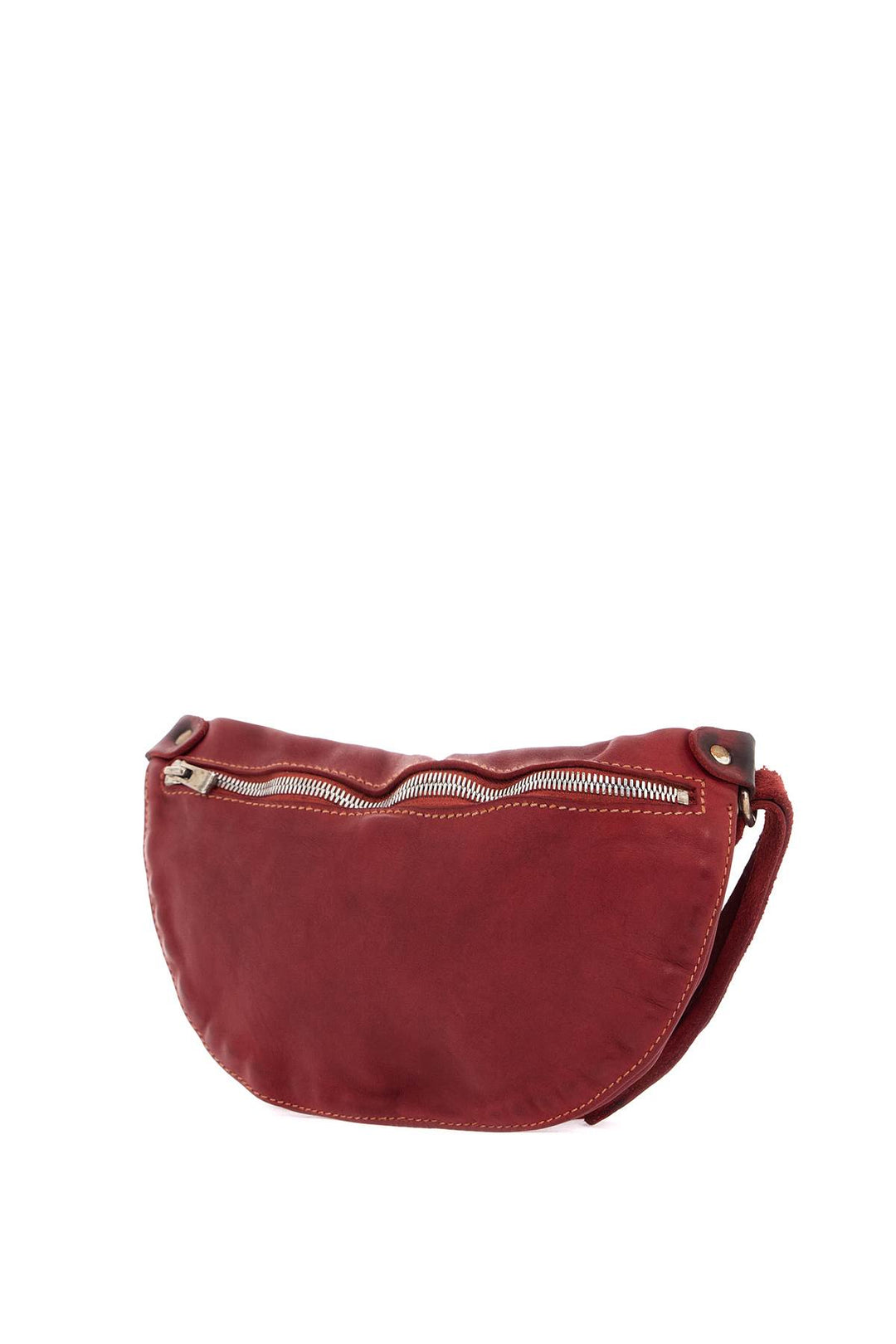 Small Red Leather Crossbody Bag Made From High Quality Horsehide