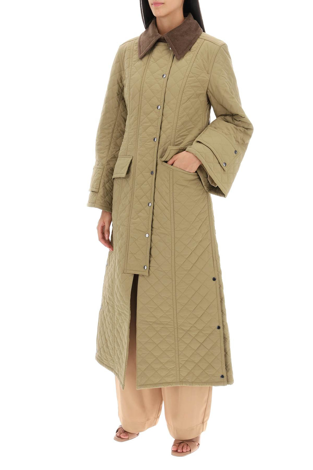 Pinelope Quilted Trench Coat