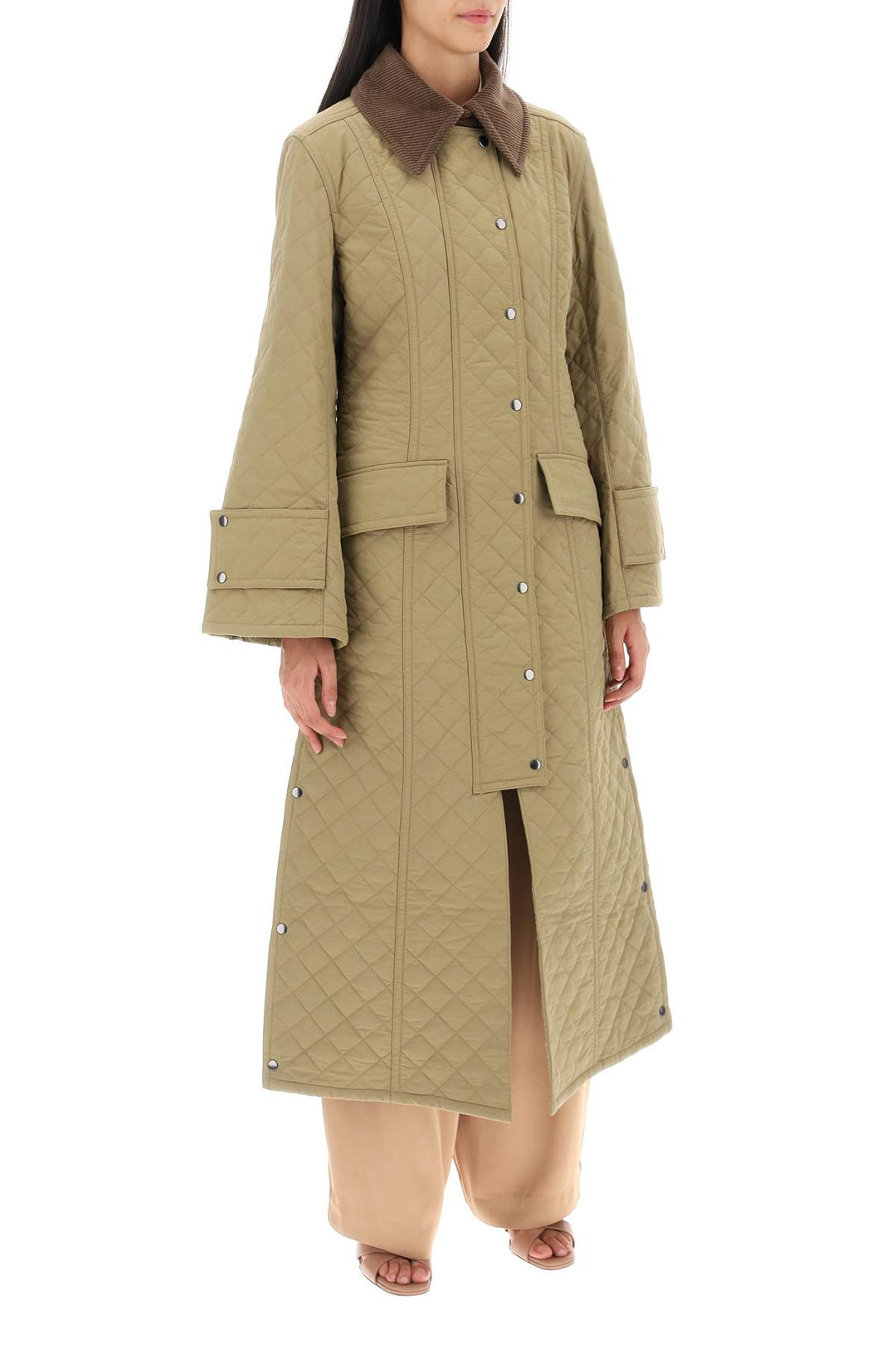 Pinelope Quilted Trench Coat