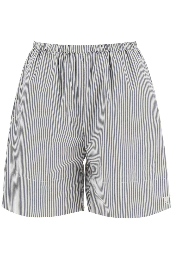 Shorts A Righe Siona In Cotone Organico