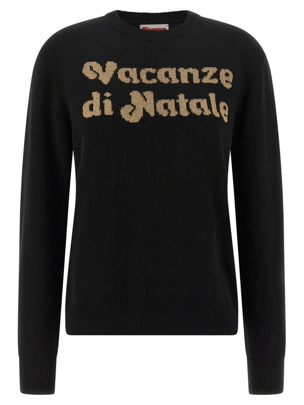 New Queen - Vacanze di Natale New Queen-Vacanze Di Natale Sweaters And Cardigans Black