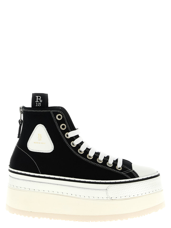 R13 Courtney Sneakers - White/Black | 40507ced2bc1c78772f0fbff046dd0051aaf63be