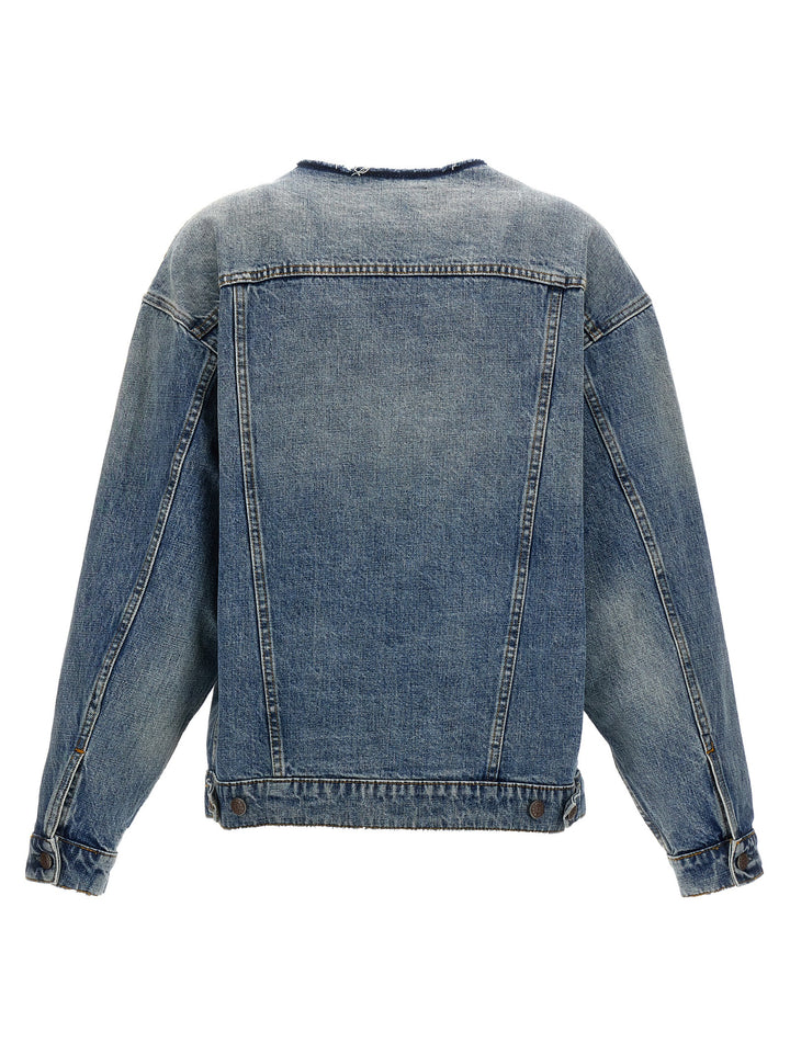 Denim Jacket Casual Jackets, Parka Light Blue