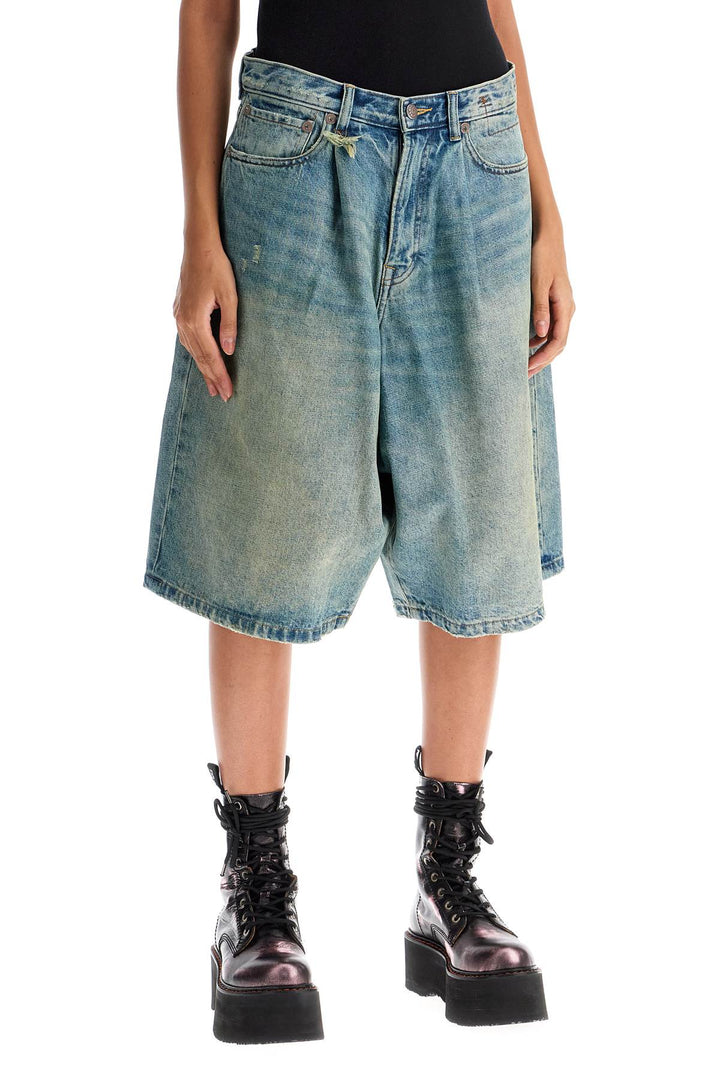 Bermuda Baggy In Denim