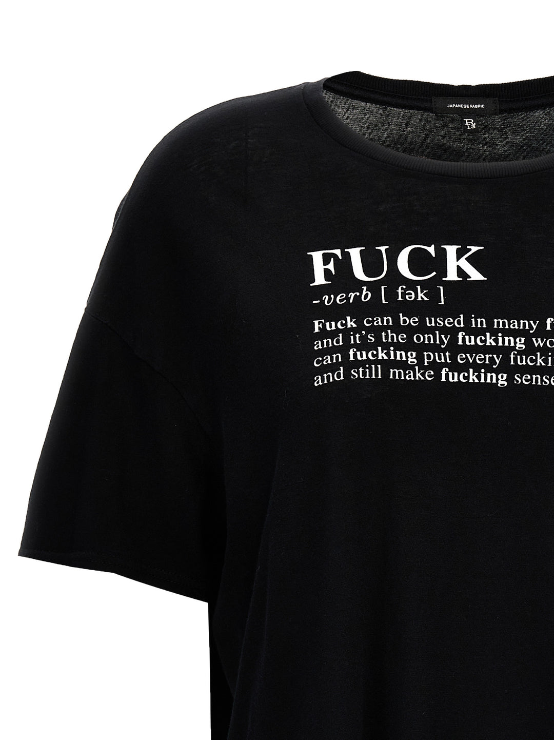 Fuck T-Shirt White/Black