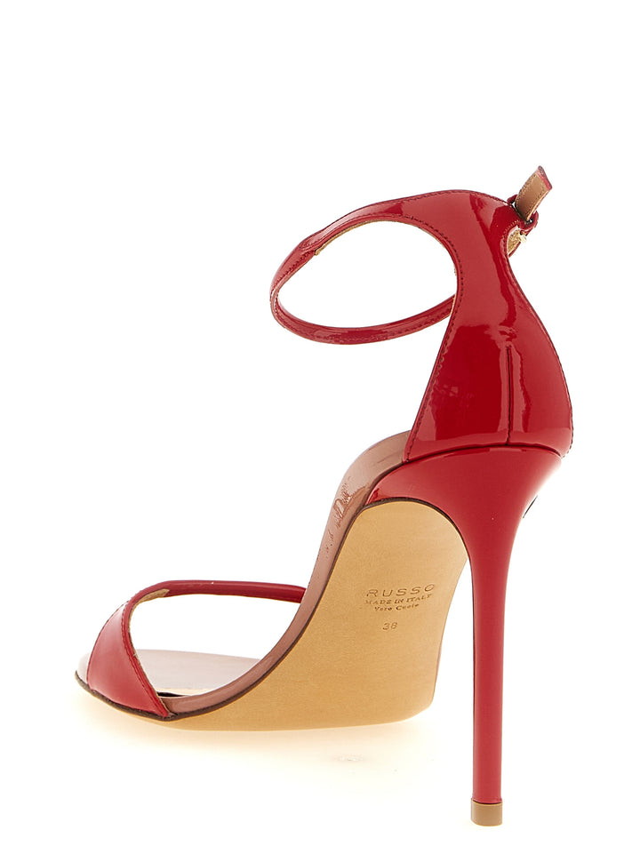 Francesco Russo R1s1023 Sandals - Red | 78d2bb09863f288ca4bf71dd830b2b9a2b6b05dd