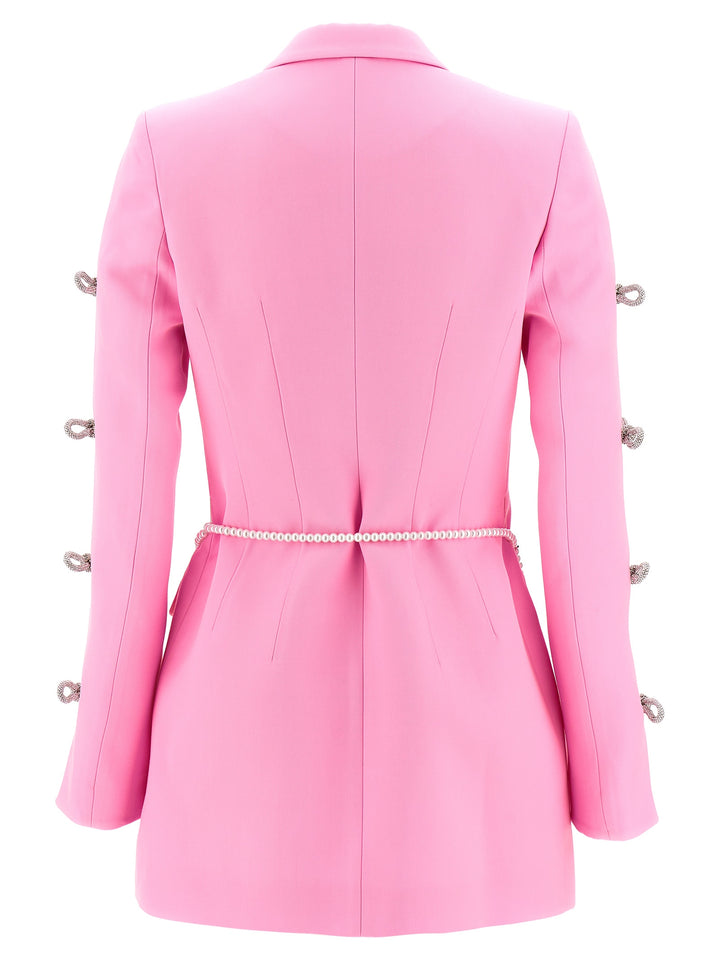 Bow And Pearl Blazer Dress Dresses Pink