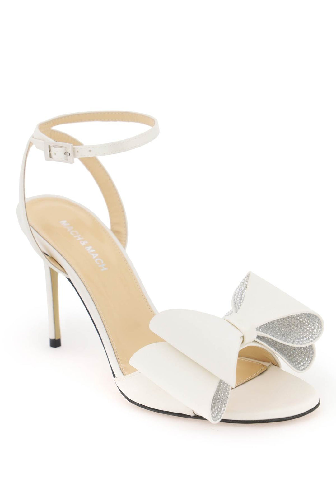 Satin Le Cadeau Sandals With Double Bow