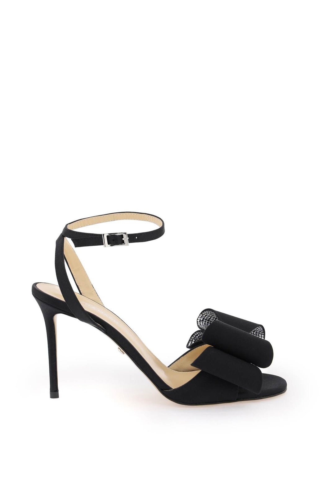 Satin Le Cadeau Sandals With Double Bow