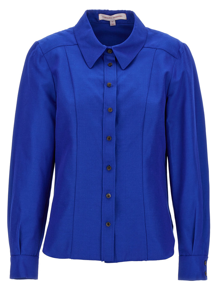 Carolina Herrera Viscose Shirt Shirt and Blouse - Blue | 7f6510f43ad481977a4d22c73e99c046ce5dc259