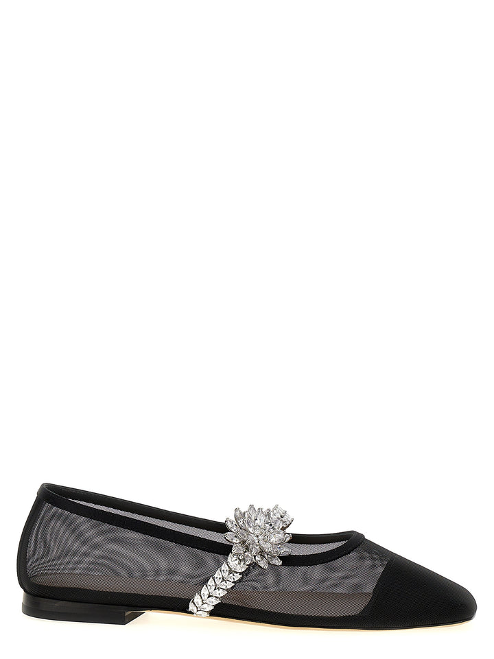Mach & Mach Lotus Flat shoes - Black | 01f0cc4ecbda030bd575c4f4e46a875c4e61e99a