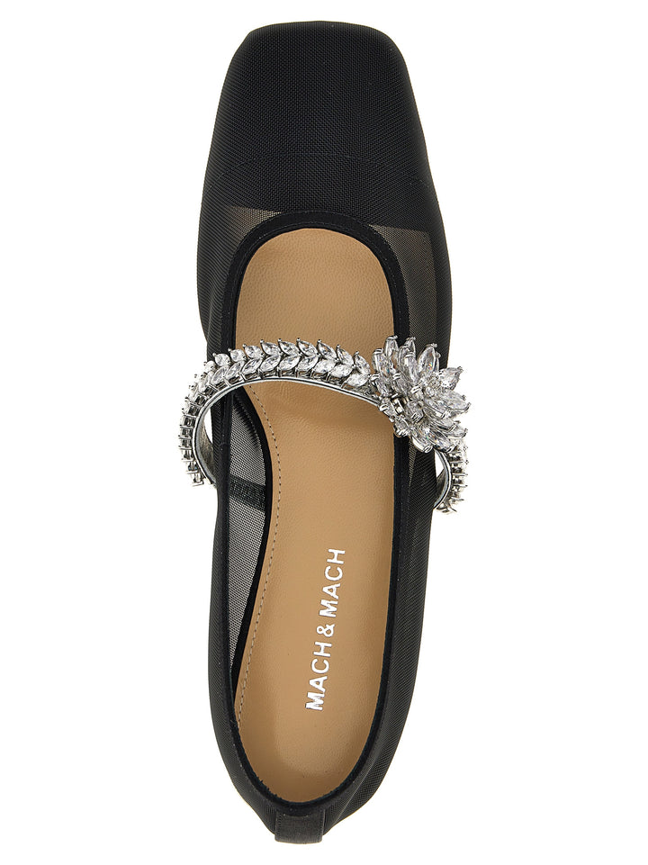 Mach & Mach Lotus Flat shoes - Black | 302661fa078efeb12ff551ce0a4bf537c2b5be65