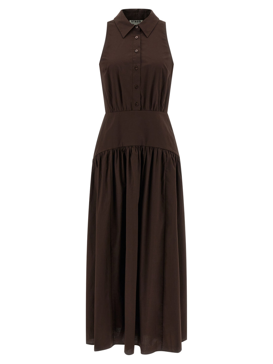 Staud Romy Dresses - Brown | ca7765aab4d20826c082ed194e725c18bba6aa46